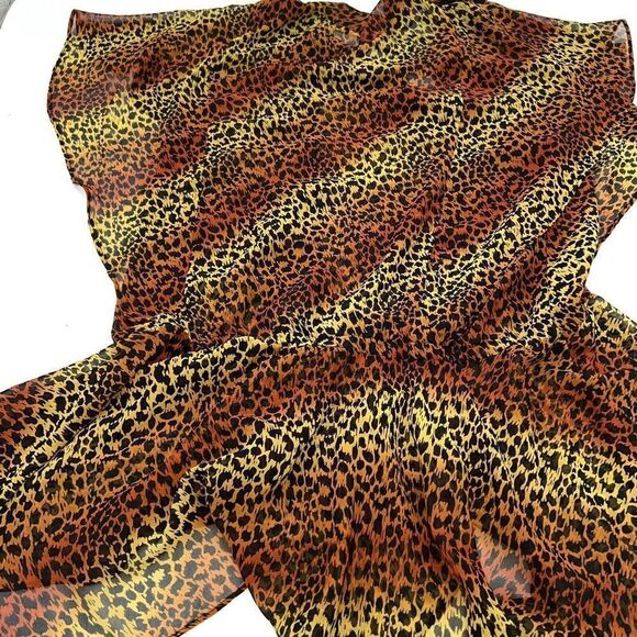 Victoria’s Secret Swim Cover Up Leopard Print Sheer One Size - Picture 4 of 4